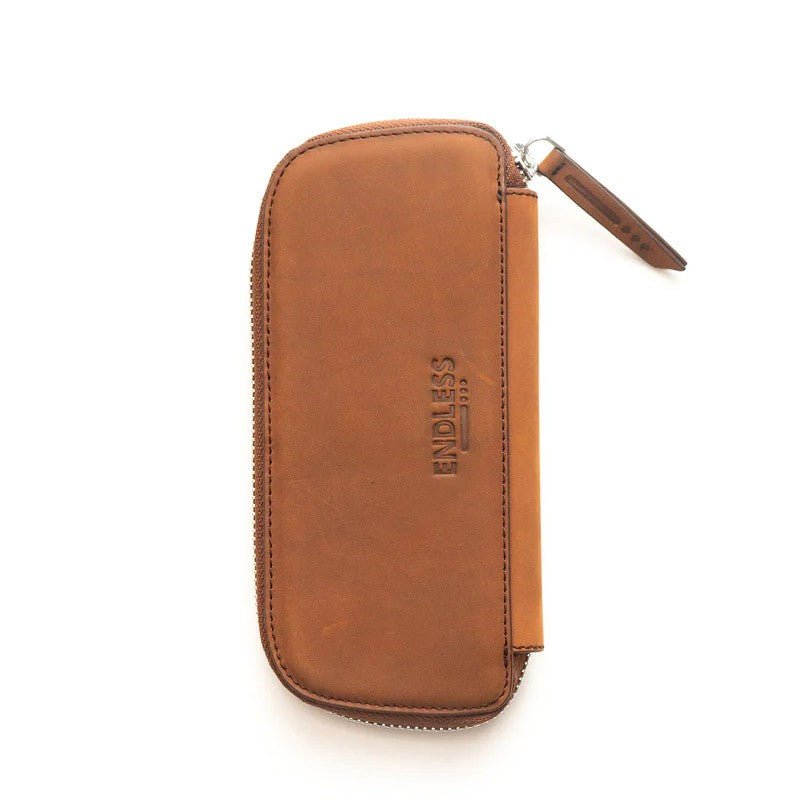 Endless Companion Leather 2 - Pen Pouch - Brown - 24Papershop