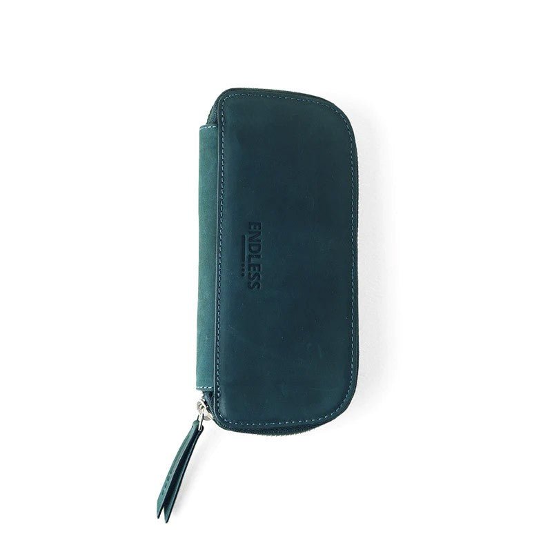 Endless Companion Leather 3 - Pen Pouch - Blue - 24Papershop