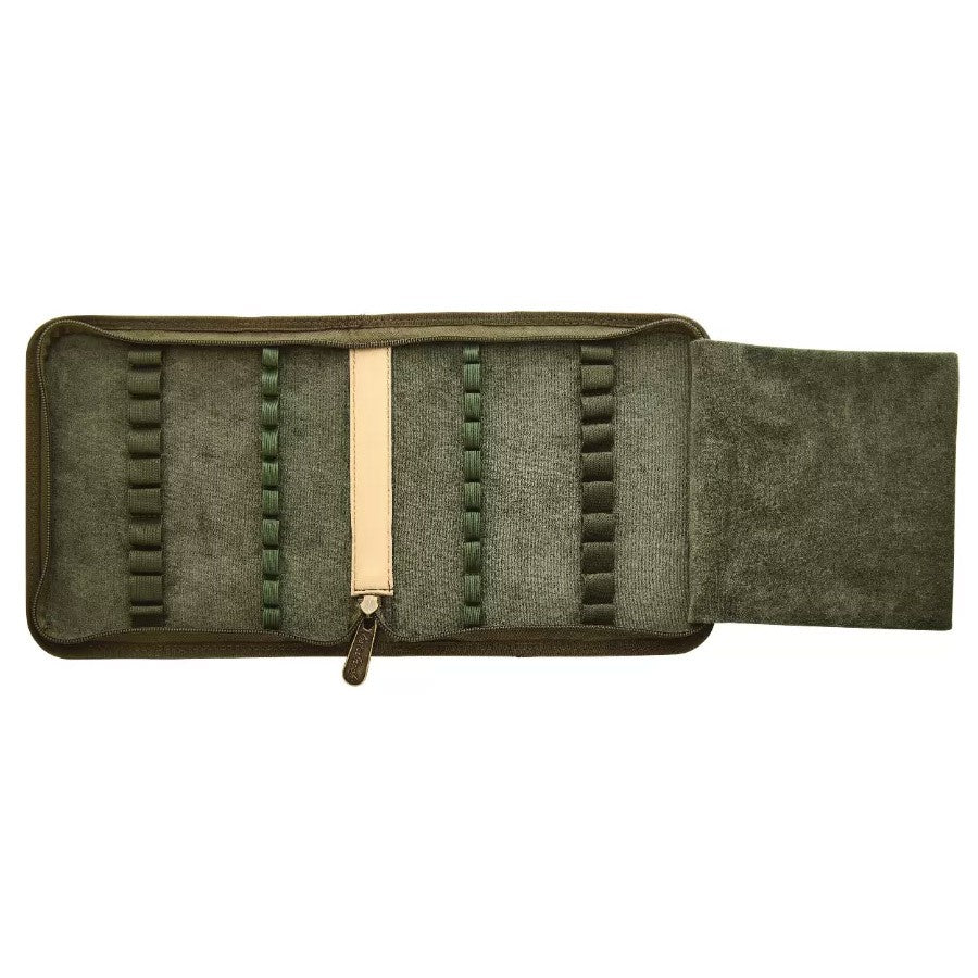 Esterbrook Canvas 20 Zipper Pen Case - Army Green - 24Papershop