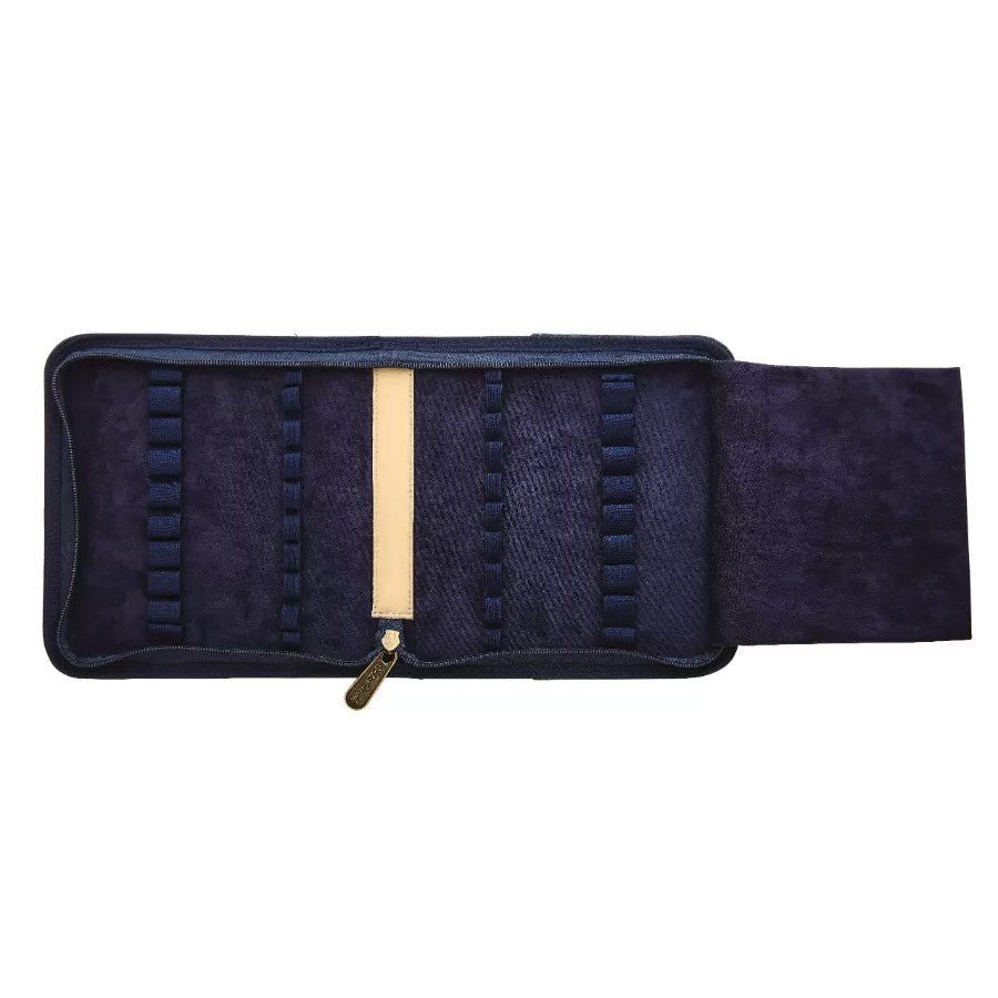 Esterbrook Canvas 20 Zipper Pen Case - Navy Blue - 24Papershop