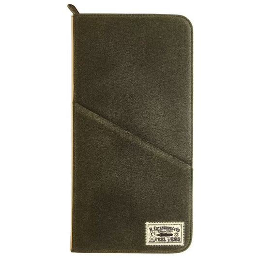 Esterbrook Canvas 40 Zipper Pen Case - Army Green - 24Papershop