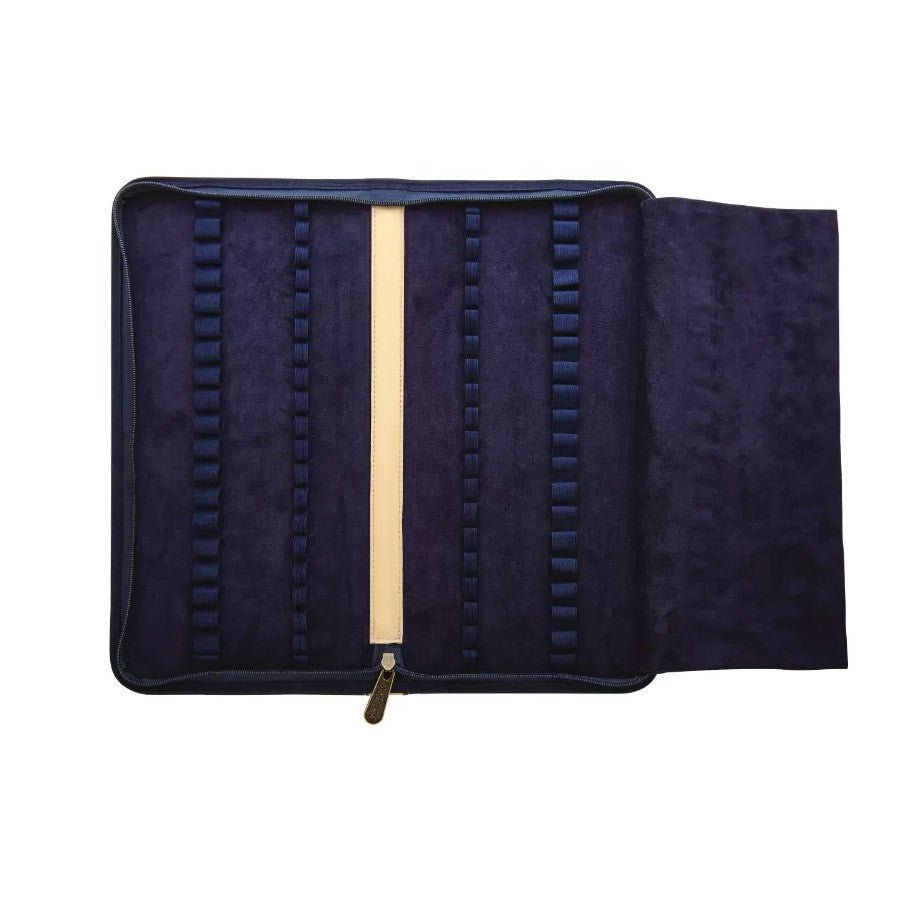 Esterbrook Canvas 40 Zipper Pen Case - Navy Blue - 24Papershop