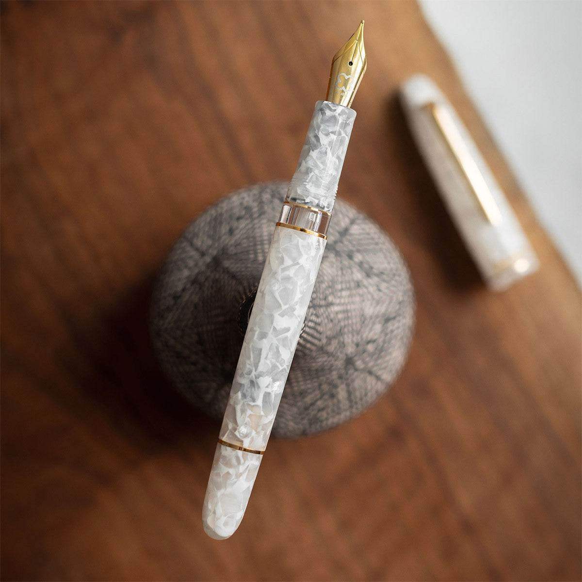 Esterbrook Fountain Pen Estie GT - Winter White [Piston] - 24Papershop