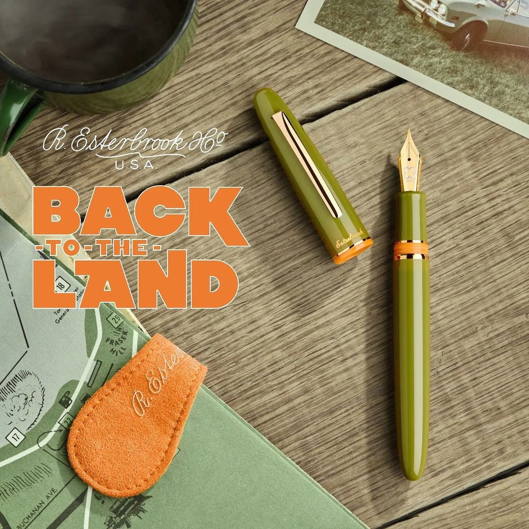 Esterbrook Fountain Pen Estie Back to the Land GT - Quirky Leaf - 24Papershop