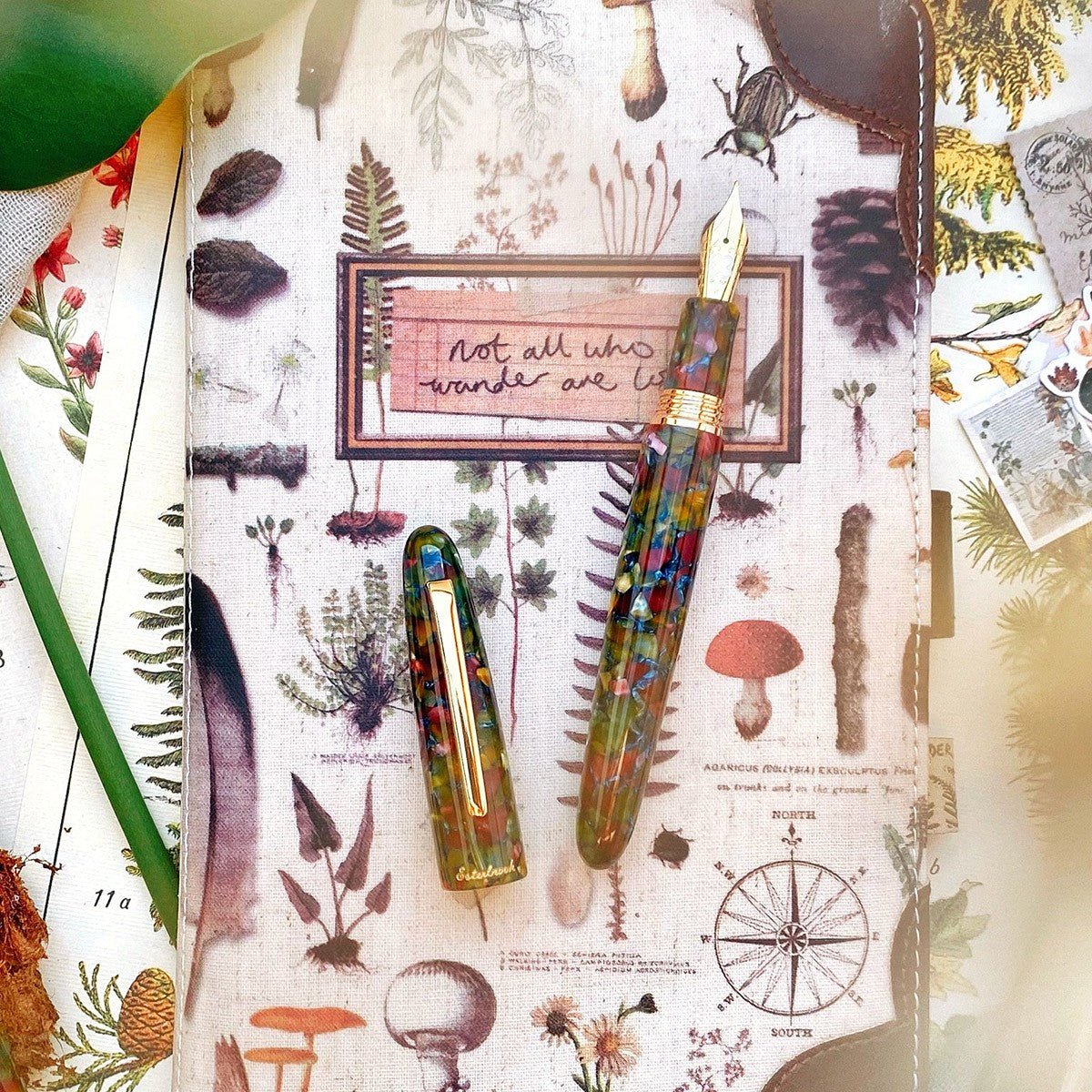 Esterbrook Fountain Pen Estie Oversize CT - Botanical Gardens - 24Papershop