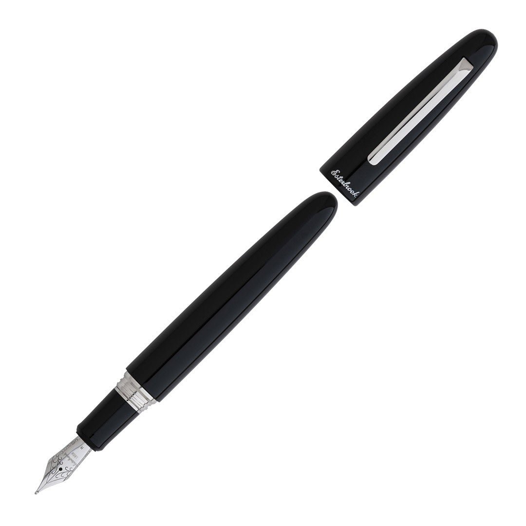 Esterbrook Fountain Pen Estie Oversize CT - Ebony - 24Papershop