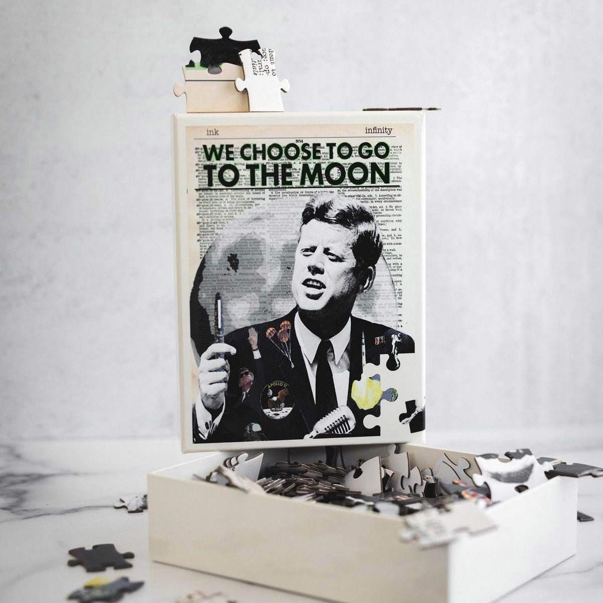 Esterbrook Puzzle - JFK To The Moon - 24Papershop