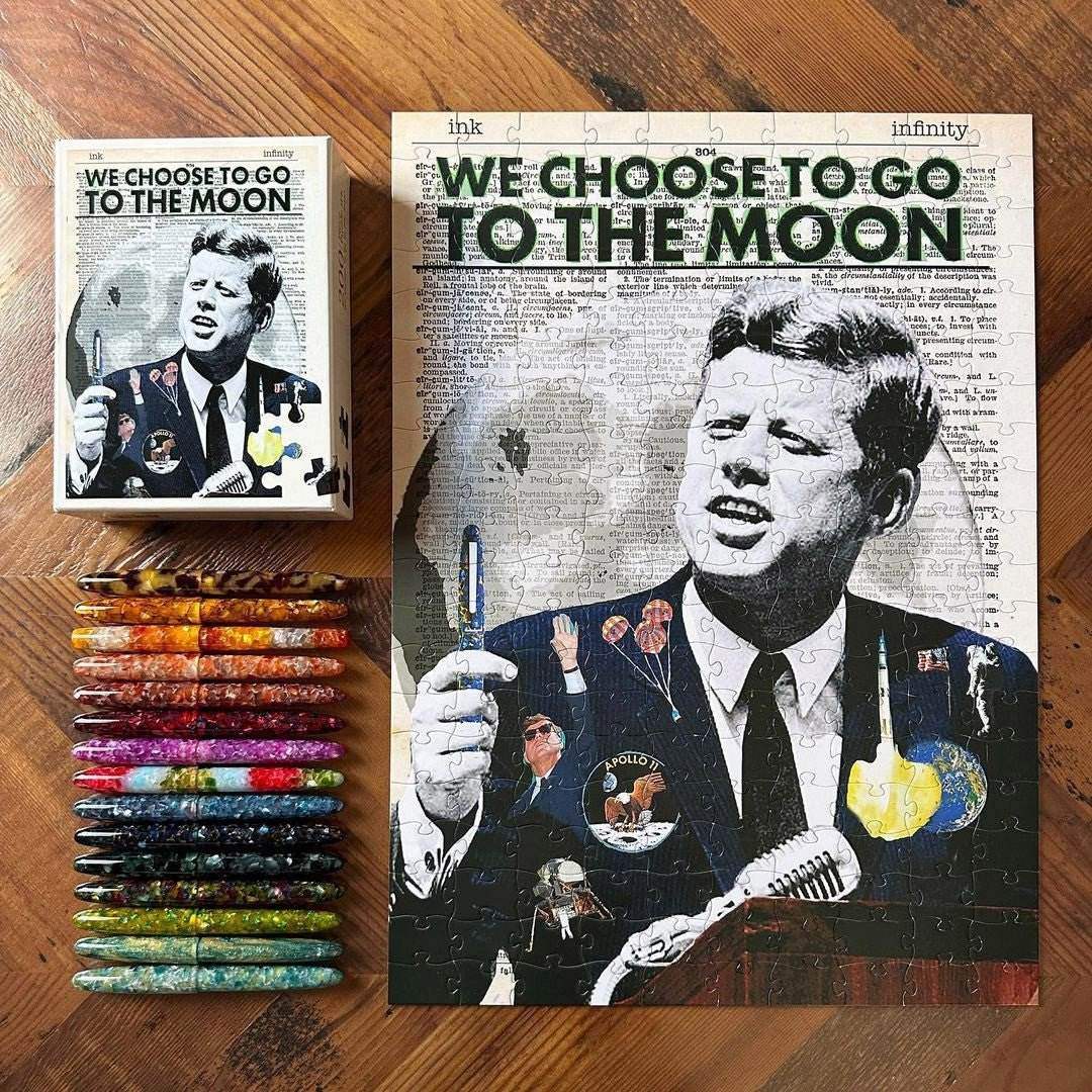 Esterbrook Puzzle - JFK To The Moon - 24Papershop