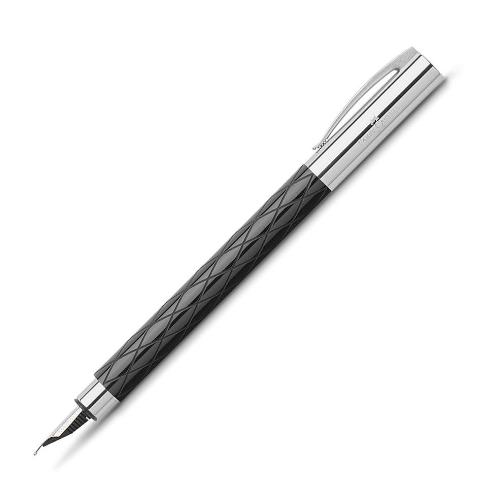 Faber - Castell Ambition Rhombus Black Vulpen - 24Papershop