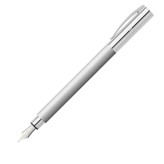 Faber - Castell Ambition Stainless Steel Vulpen - 24Papershop