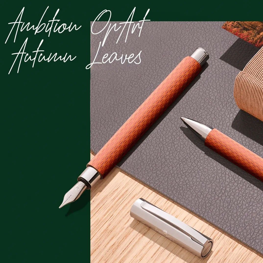 Faber - Castell Balpen Ambition OpArt Autumn Leaves - 24Papershop