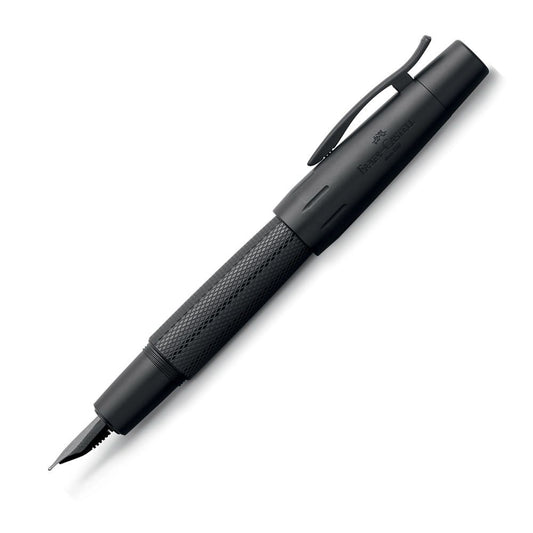 Faber - Castell E - Motion Pure Black Vulpen - Fine - 24Papershop