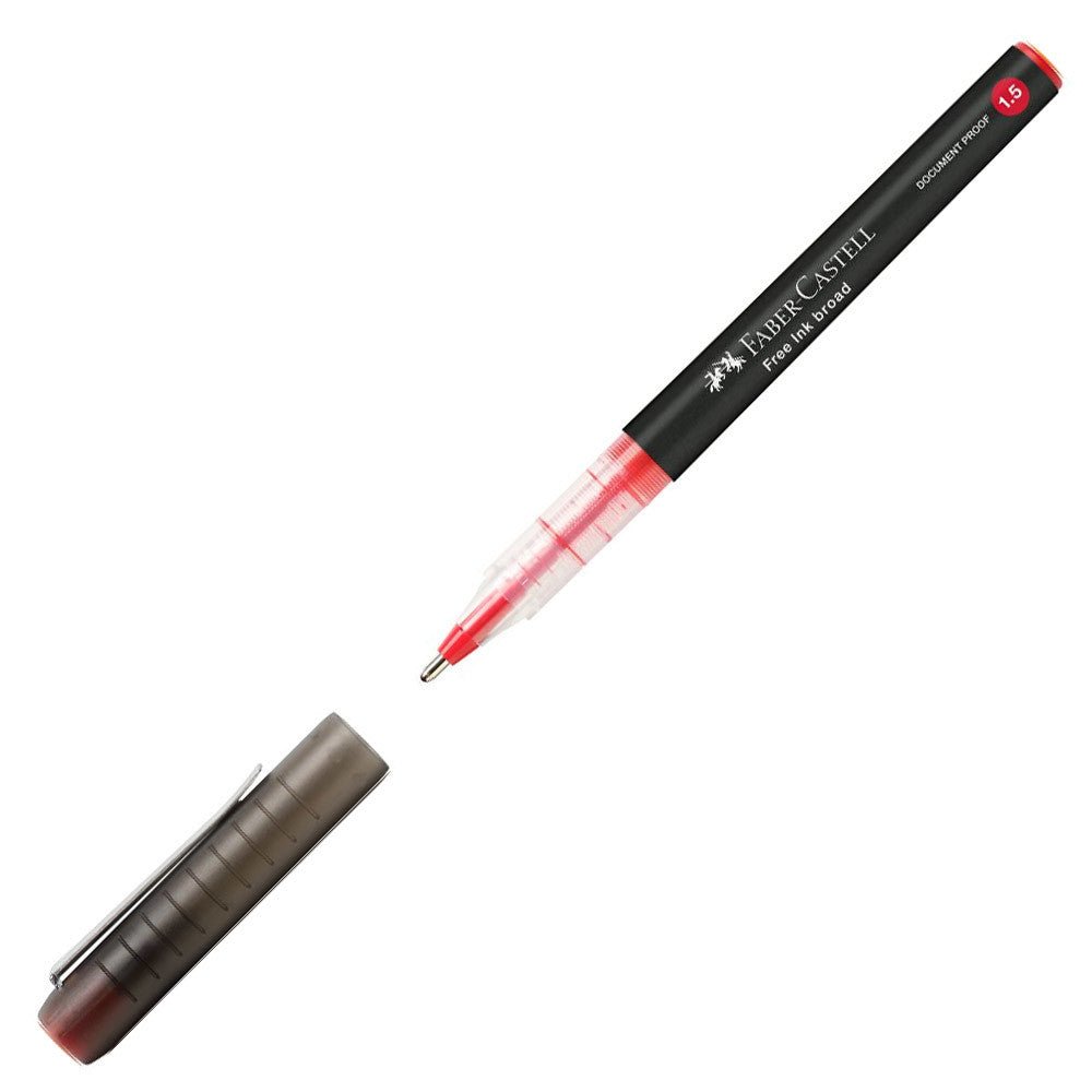 Faber - Castell Inktroller 1.5mm - Rood - 24Papershop