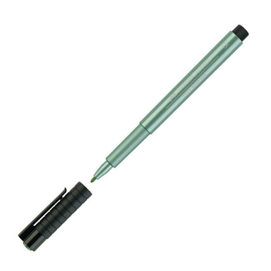 Faber Castell Pitt Artist Pen 250 - Green Metallic - 24Papershop