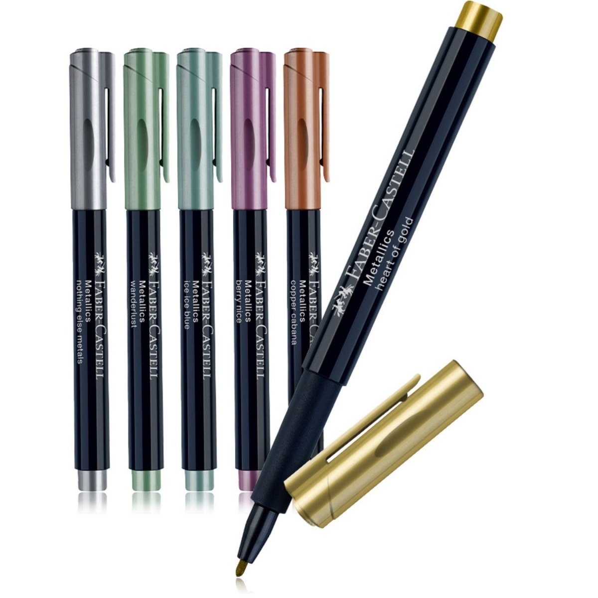 Faber Castell Pitt Artist Pen 250 - Set van 6 - 24Papershop