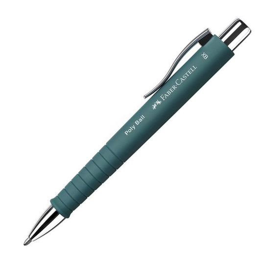 Faber - Castell Poly Ball XB Balpen Emerald Groen - 24Papershop