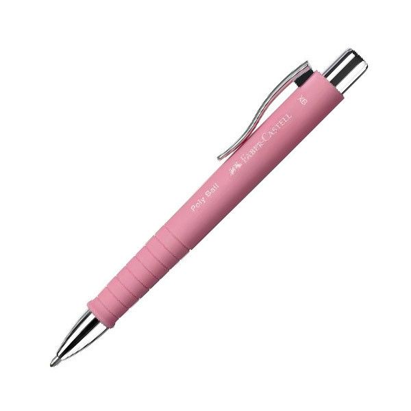 Faber - Castell Poly Ball XB Balpen Licht Roze - 24Papershop