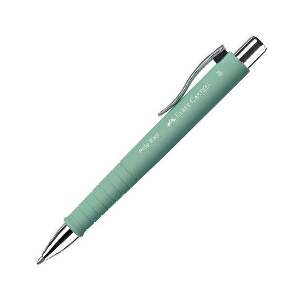 Faber - Castell Poly Ball XB Balpen Smaragd Groen - 24Papershop