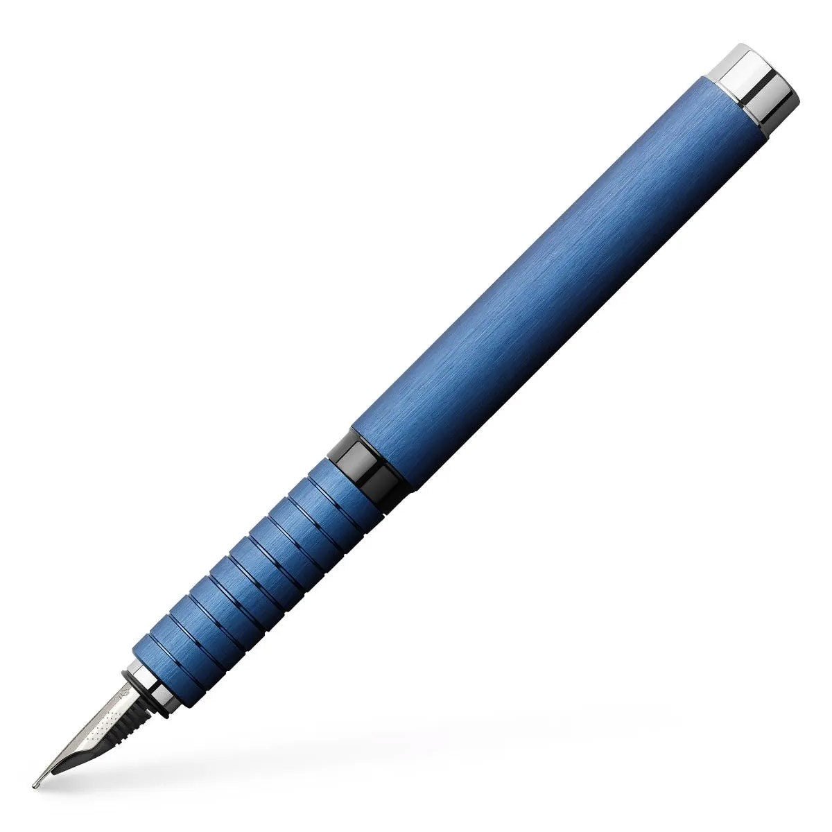 Faber - Castell Vulpen Essentio - Aluminium Blue - Bold - 24Papershop