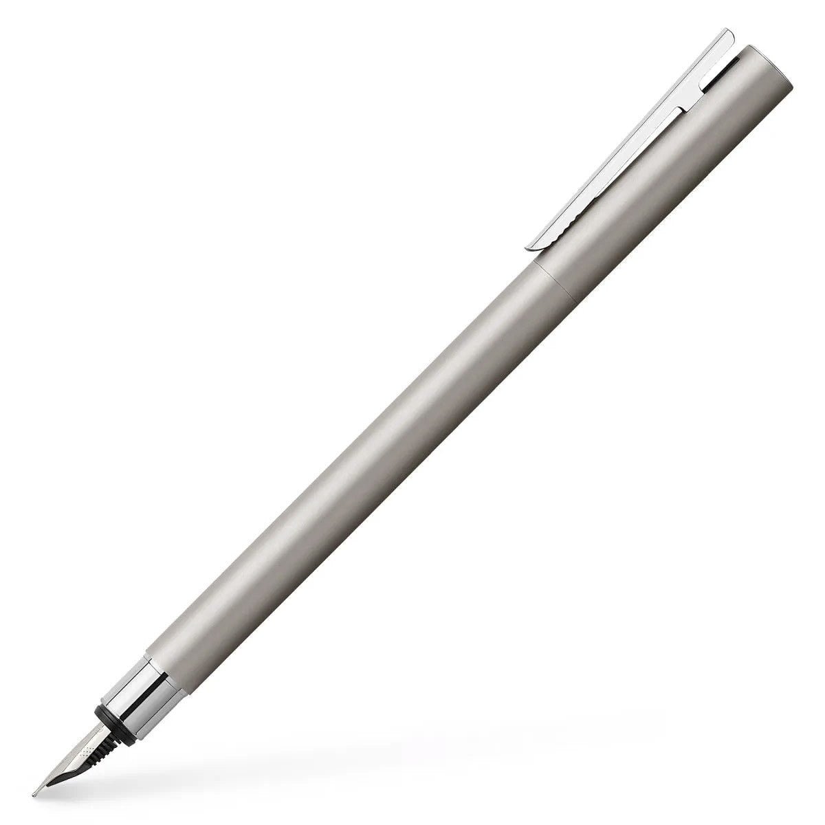 Faber - Castell Vulpen Neo Slim - Stainless Steel Matt Fine - 24Papershop