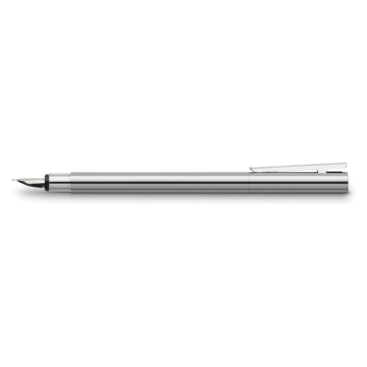 Faber - Castell Vulpen Neo Slim - Stainless Steel Shiny Bold - 24Papershop