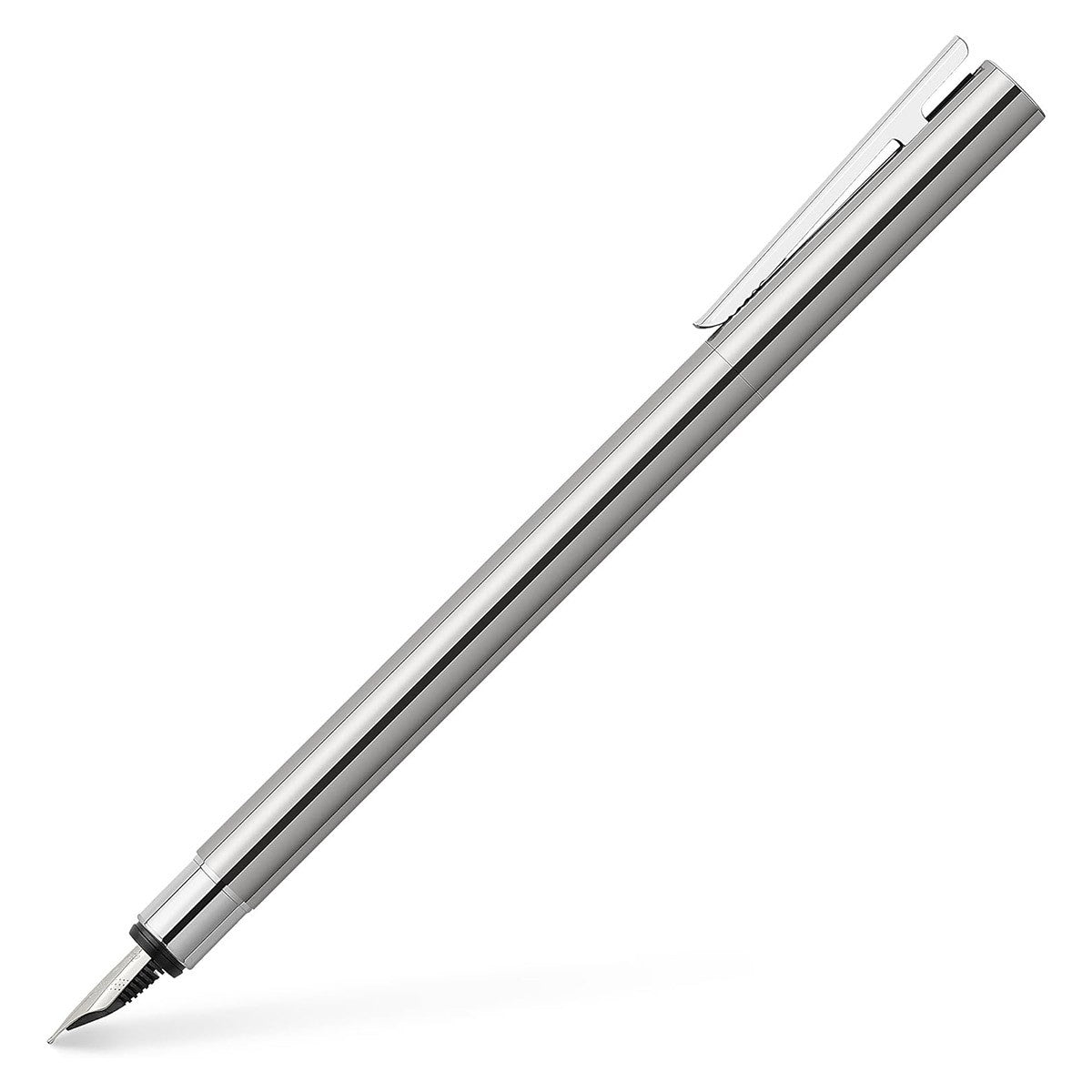 Faber - Castell Vulpen Neo Slim - Stainless Steel Shiny Bold - 24Papershop