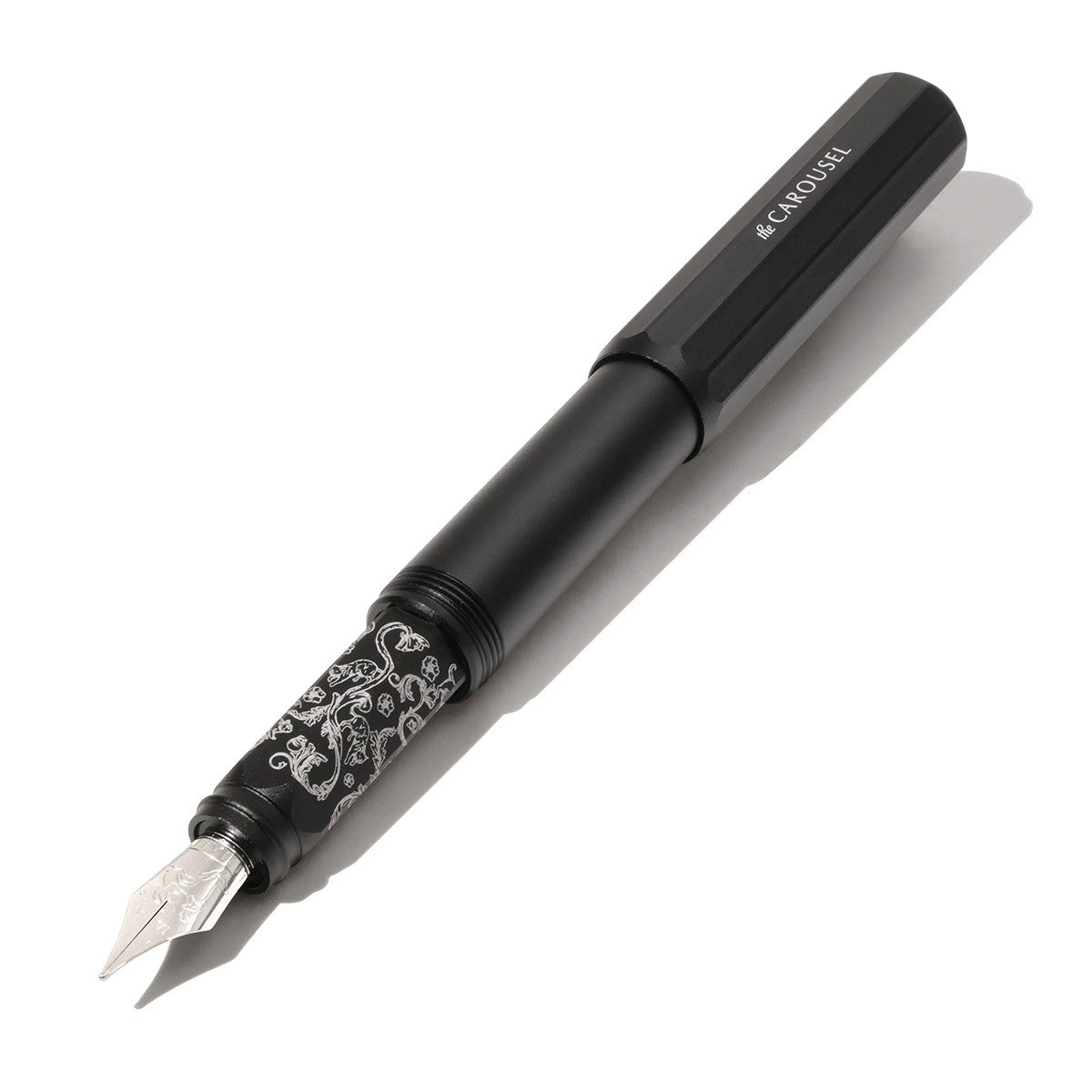 Ferris Wheel Press Aluminum Carousel Fountain Pen - Bearrington Black - Fine - 24Papershop