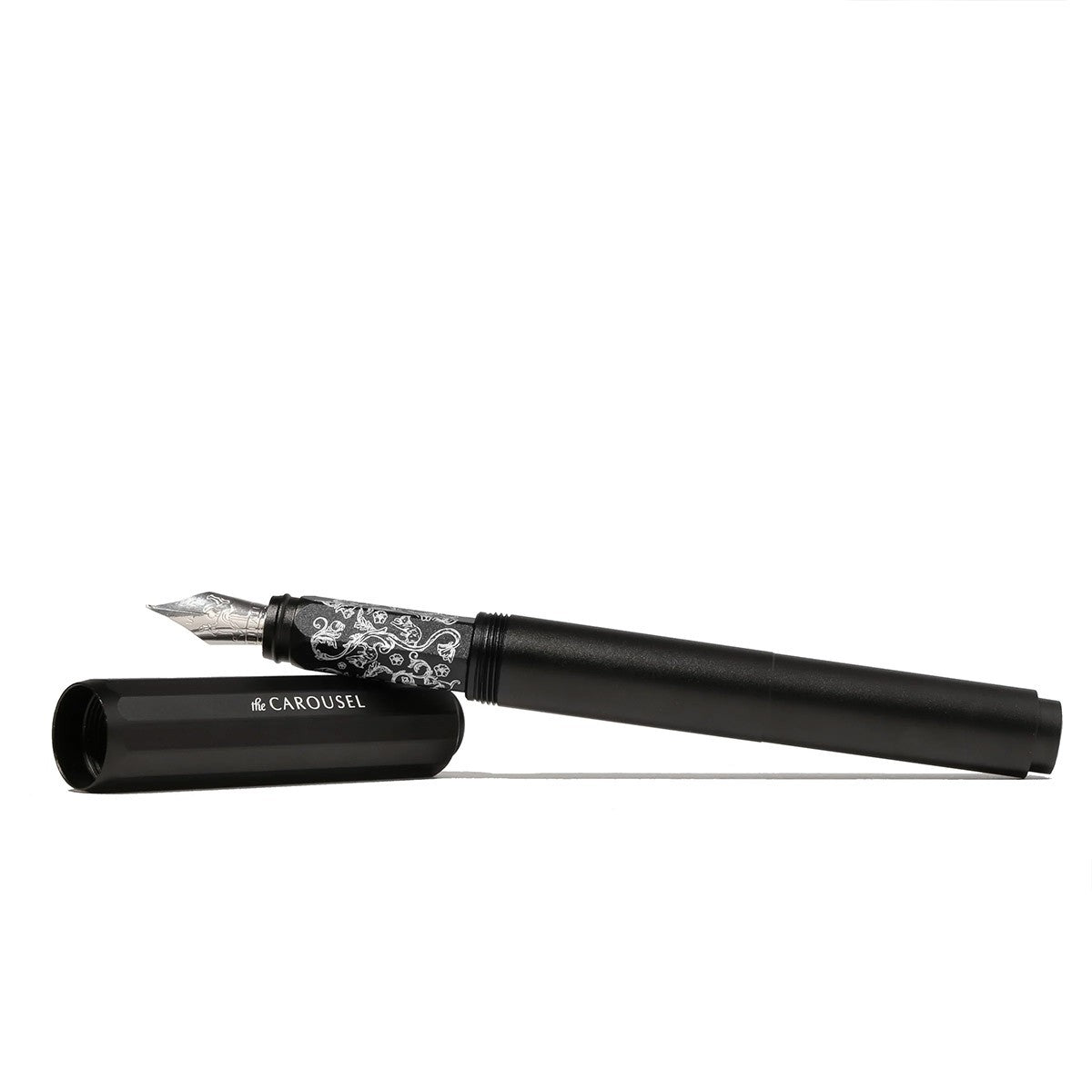 Ferris Wheel Press Aluminum Carousel Fountain Pen - Bearrington Black - Medium - 24Papershop