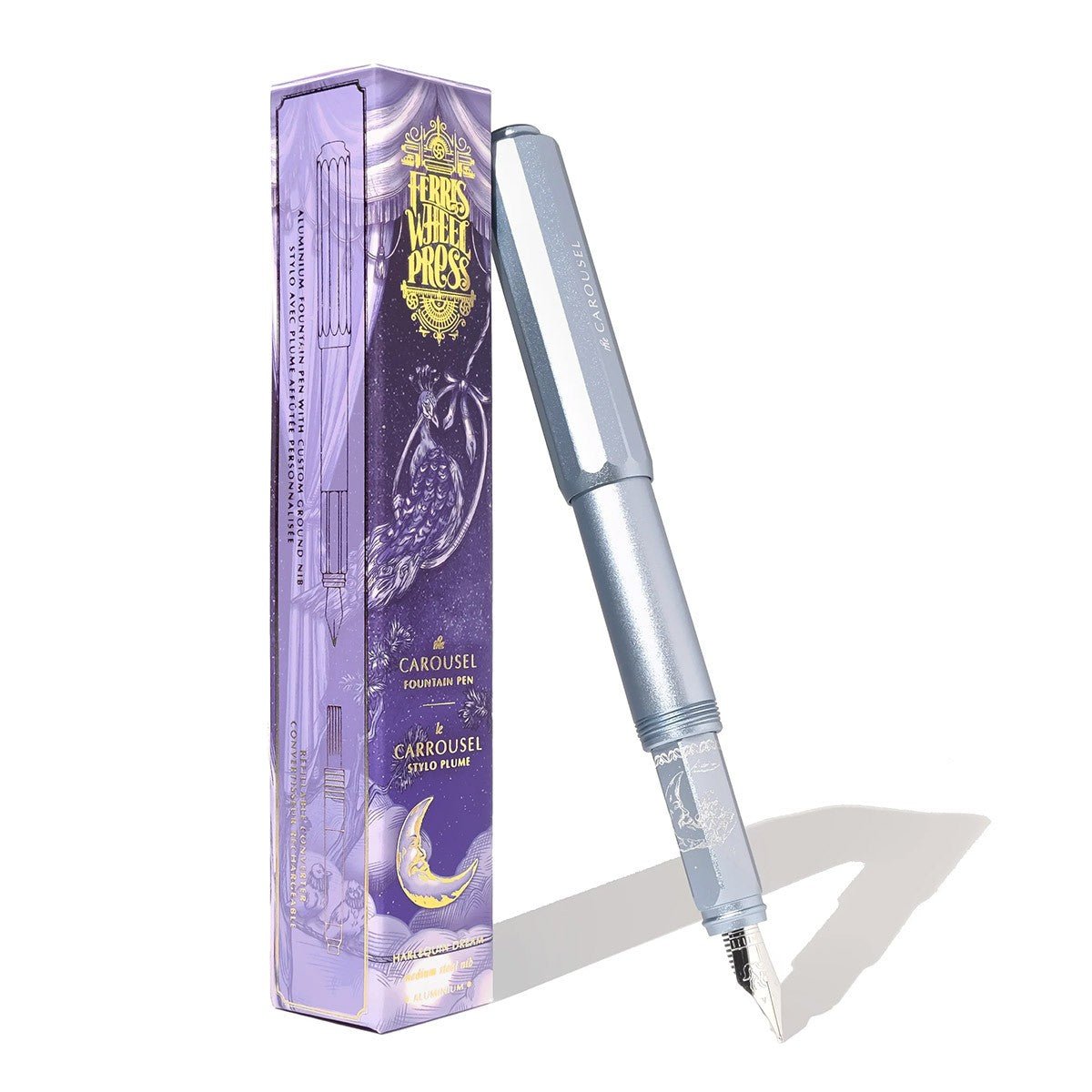 Ferris Wheel Press Aluminum Carousel Fountain Pen - Harlequin Dream [Fine] - 24Papershop