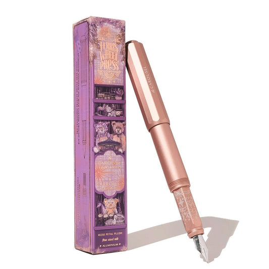 Ferris Wheel Press Aluminum Carousel Fountain Pen - Rose Petal Blush [Fine] - 24Papershop