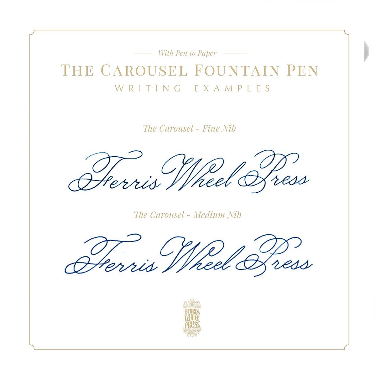 Ferris Wheel Press Aluminum Carousel Fountain Pen - Terracotta Canyon - Fine - 24Papershop