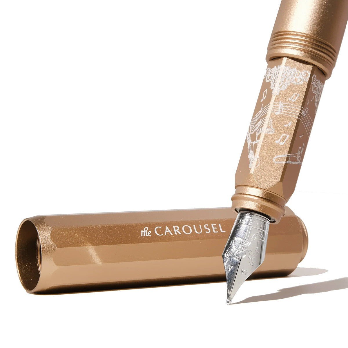 Ferris Wheel Press Aluminum Carousel Fountain Pen - Terracotta Canyon - Fine - 24Papershop