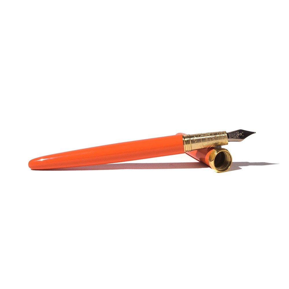 Ferris Wheel Press Brush Fountain Pen GT - Persimmon Medium - 24Papershop