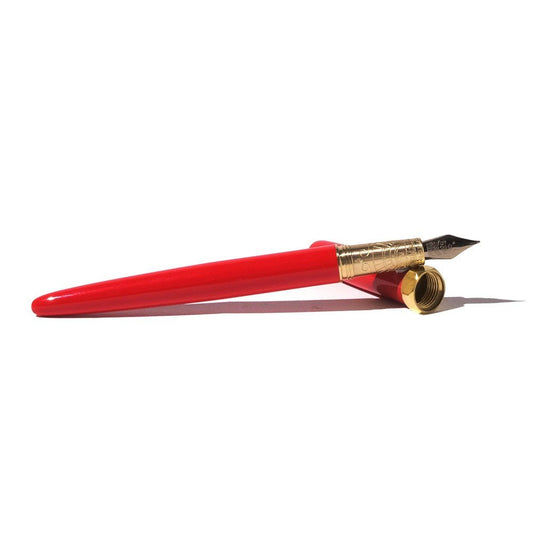 Ferris Wheel Press Brush Fountain Pen GT - Red Carpet Fine - 24Papershop