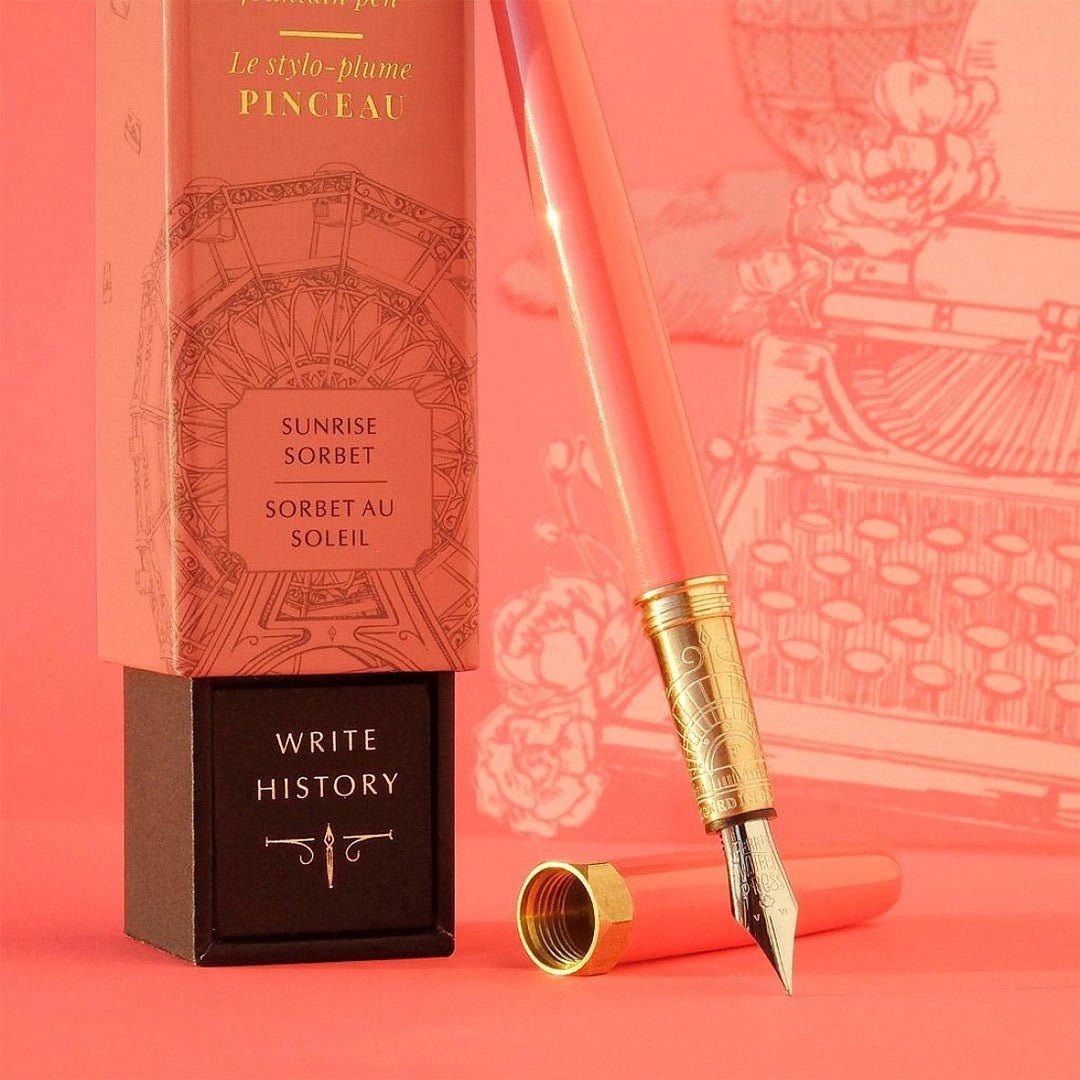 Ferris Wheel Press Brush Fountain Pen GT - Sunset Sorbet Medium - 24Papershop