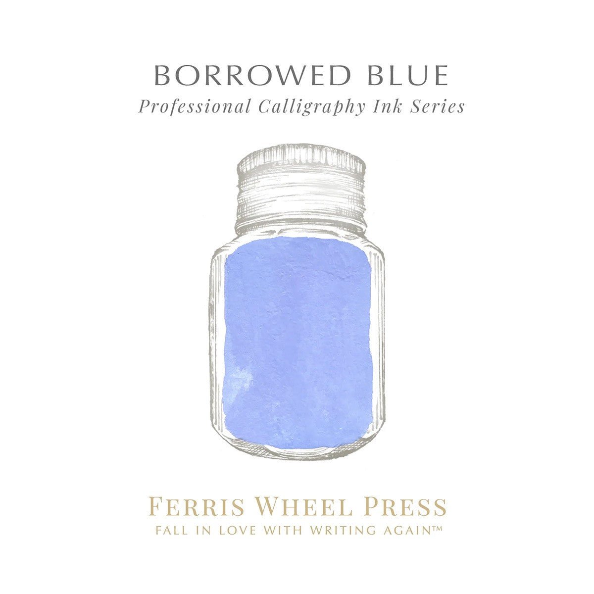 Ferris Wheel Press Calligraphy Inkt 28ml - Borrowed Blue - 24Papershop