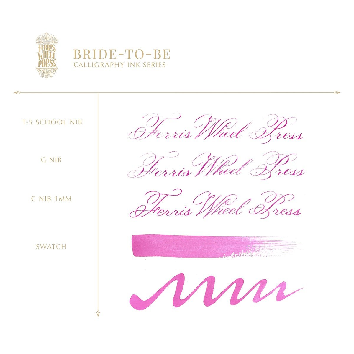 Ferris Wheel Press Calligraphy Inkt 28ml - Bride To Be - 24Papershop