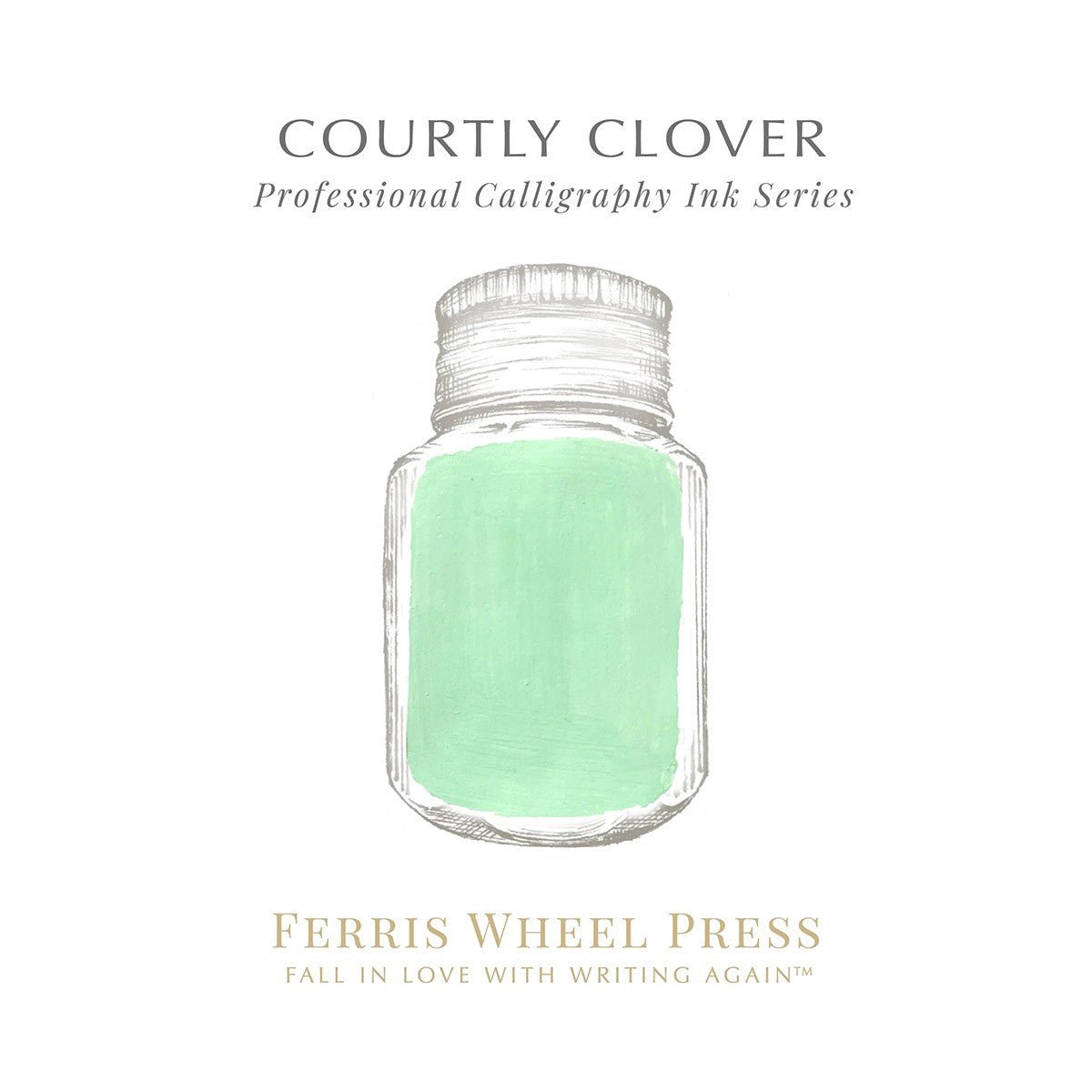 Ferris Wheel Press Calligraphy Inkt 28ml - Courtly Clover - 24Papershop