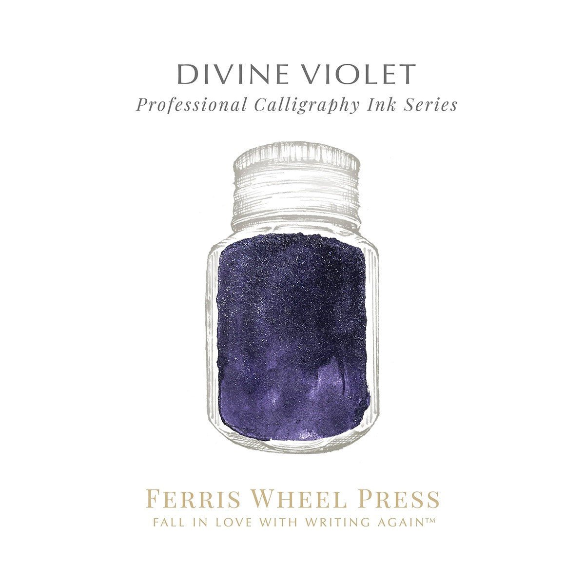 Ferris Wheel Press Calligraphy Inkt 28ml - Divine Violet - 24Papershop