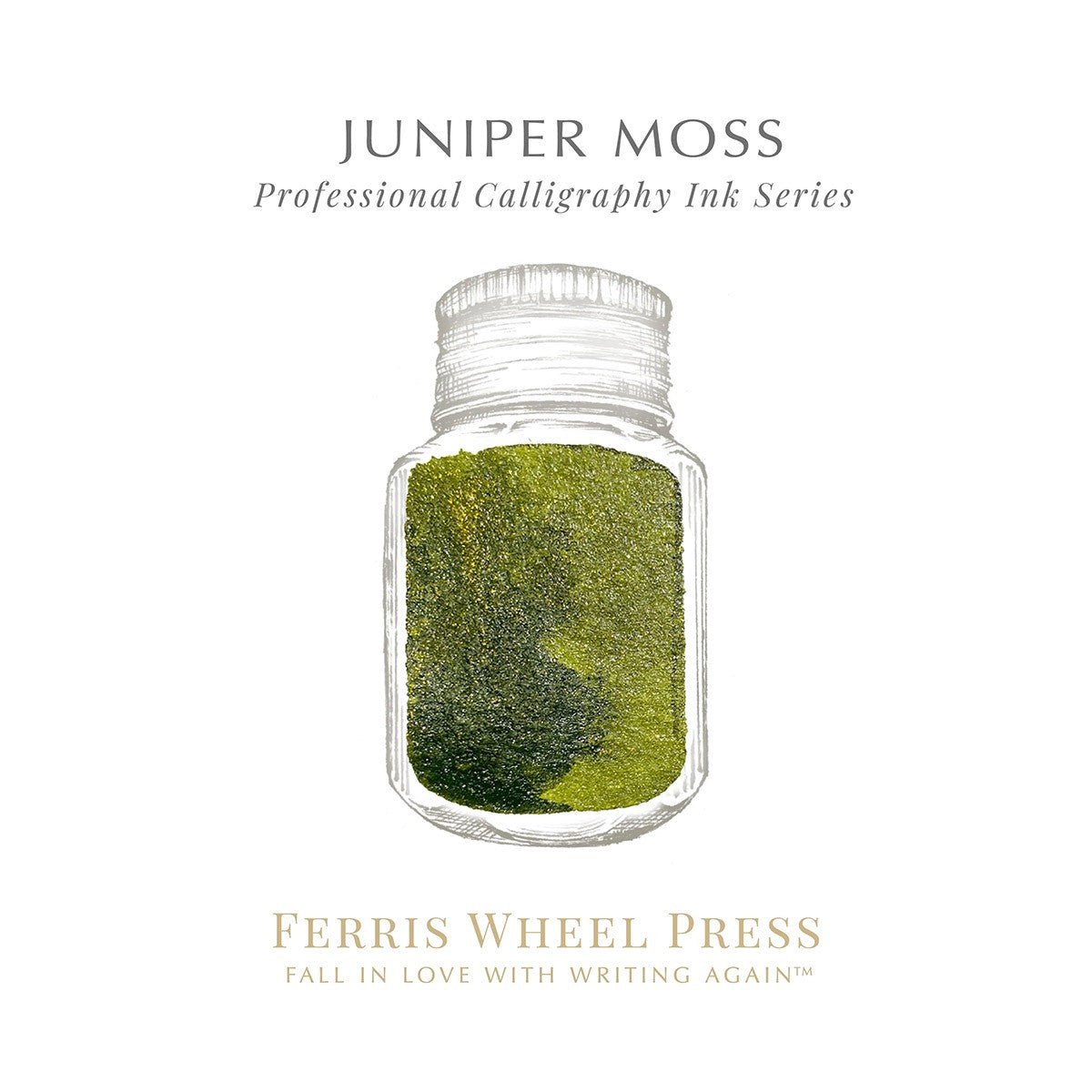 Ferris Wheel Press Calligraphy Inkt 28ml - Juniper Moss - 24Papershop