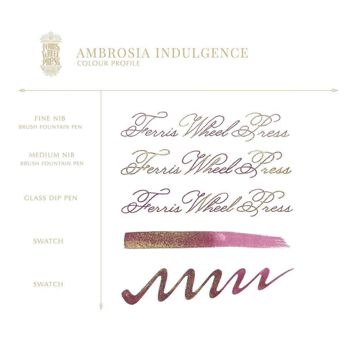 Ferris Wheel Press Inkt 10ml - Ambrosia Indulgence - 24Papershop