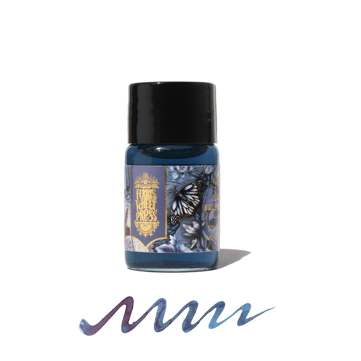 Ferris Wheel Press Inkt 10ml - Bluebell Brushstrokes