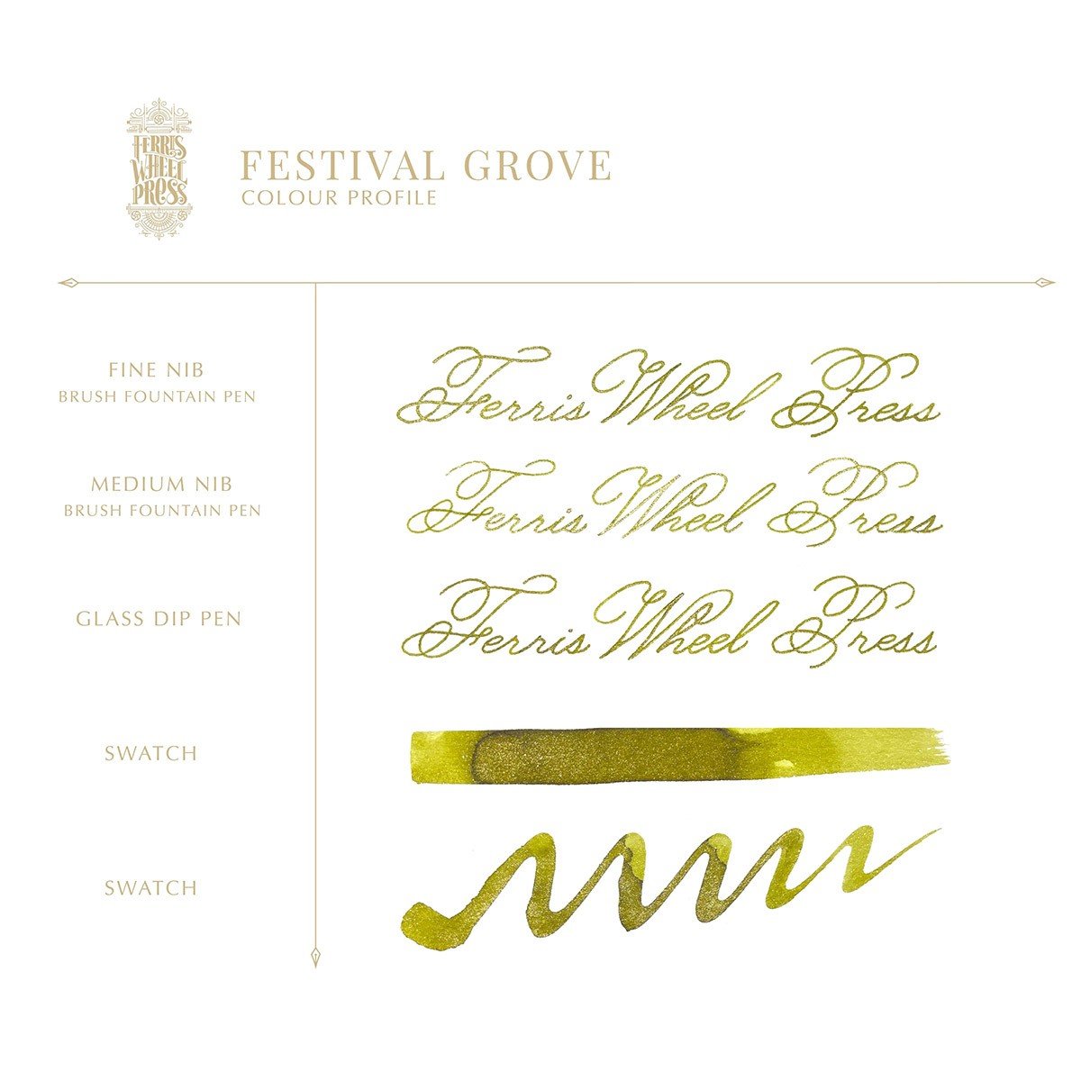 Ferris Wheel Press Inkt 10ml - Festival Grove - 24Papershop