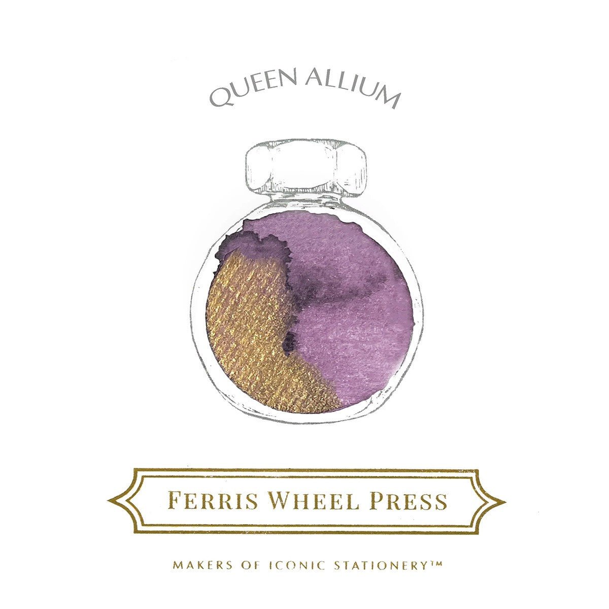 Ferris Wheel Press Inkt 10ml - Queen Allium - 24Papershop