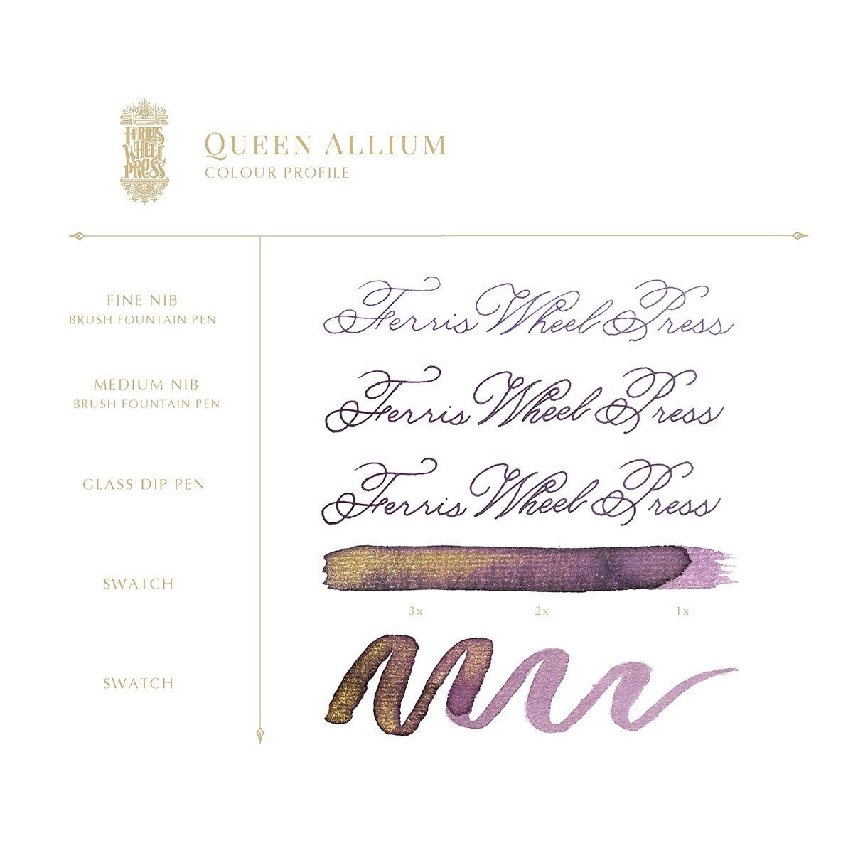 Ferris Wheel Press Inkt 10ml - Queen Allium - 24Papershop