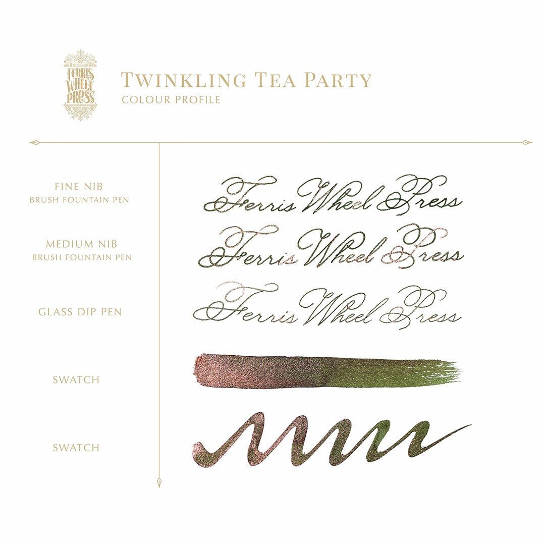 Ferris Wheel Press Inkt 20ml - FerriTales Down the Rabbit Hole - Twinkling Tea Party - 24Papershop