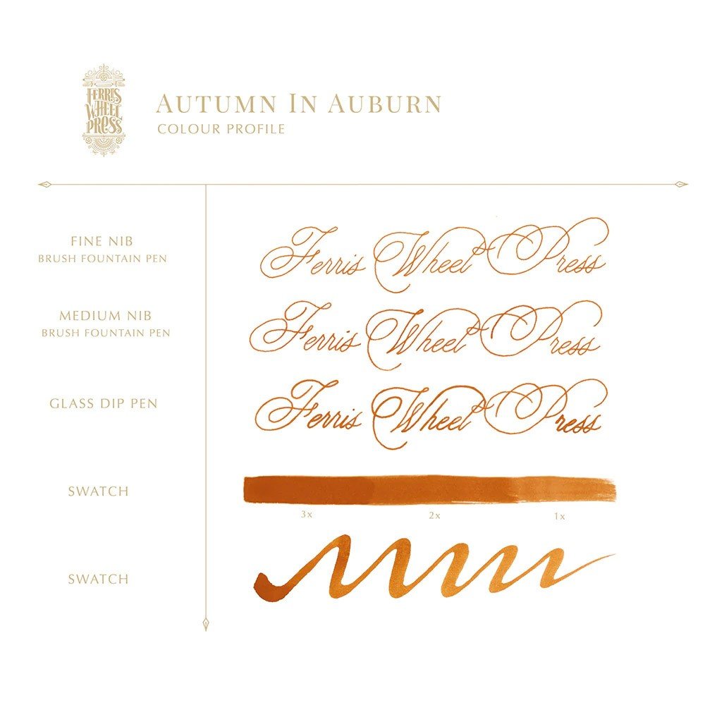 Ferris Wheel Press Inkt 38ml - Autumn in Auburn - 24Papershop