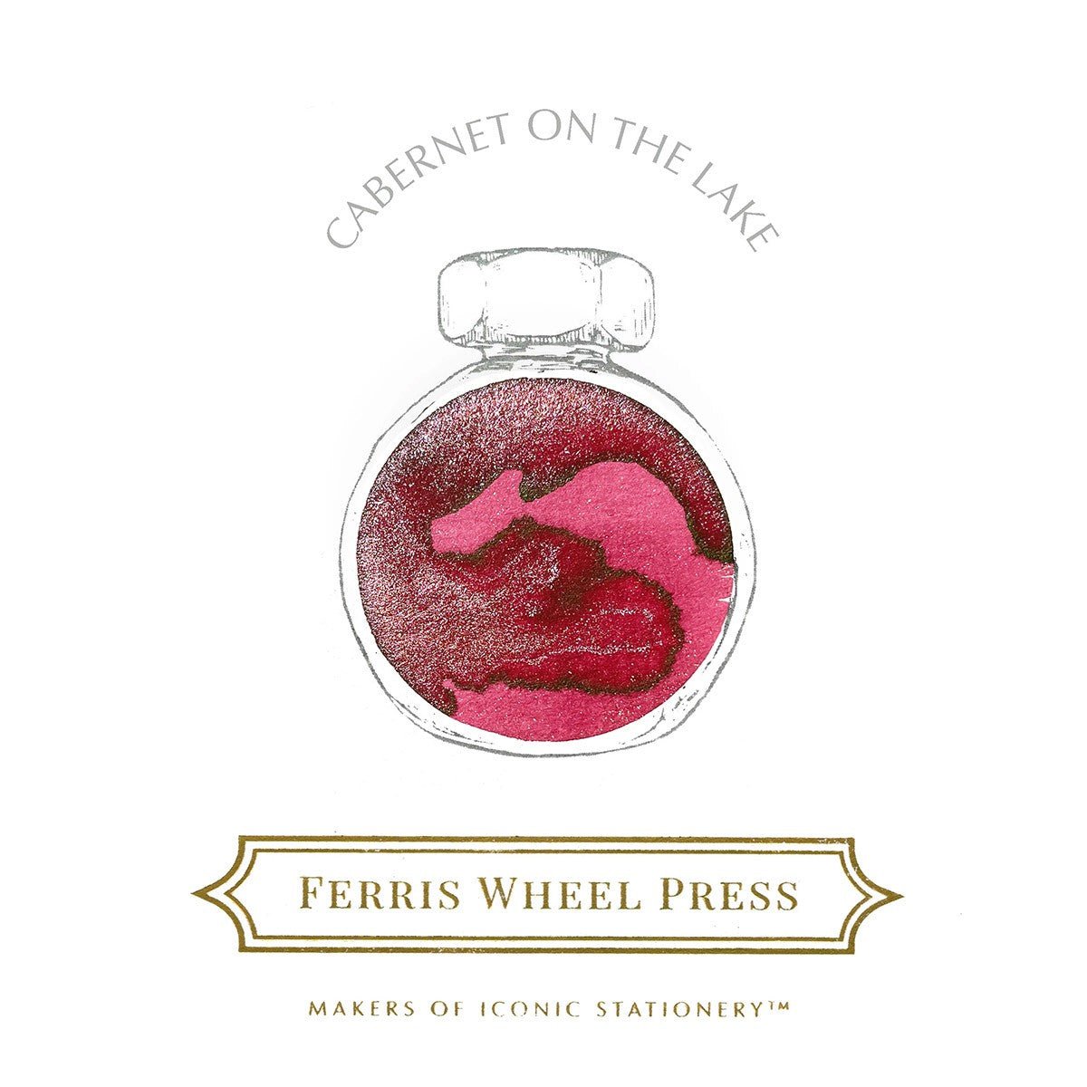 Ferris Wheel Press Inkt 38ml - Cabernet on the Lake - 24Papershop