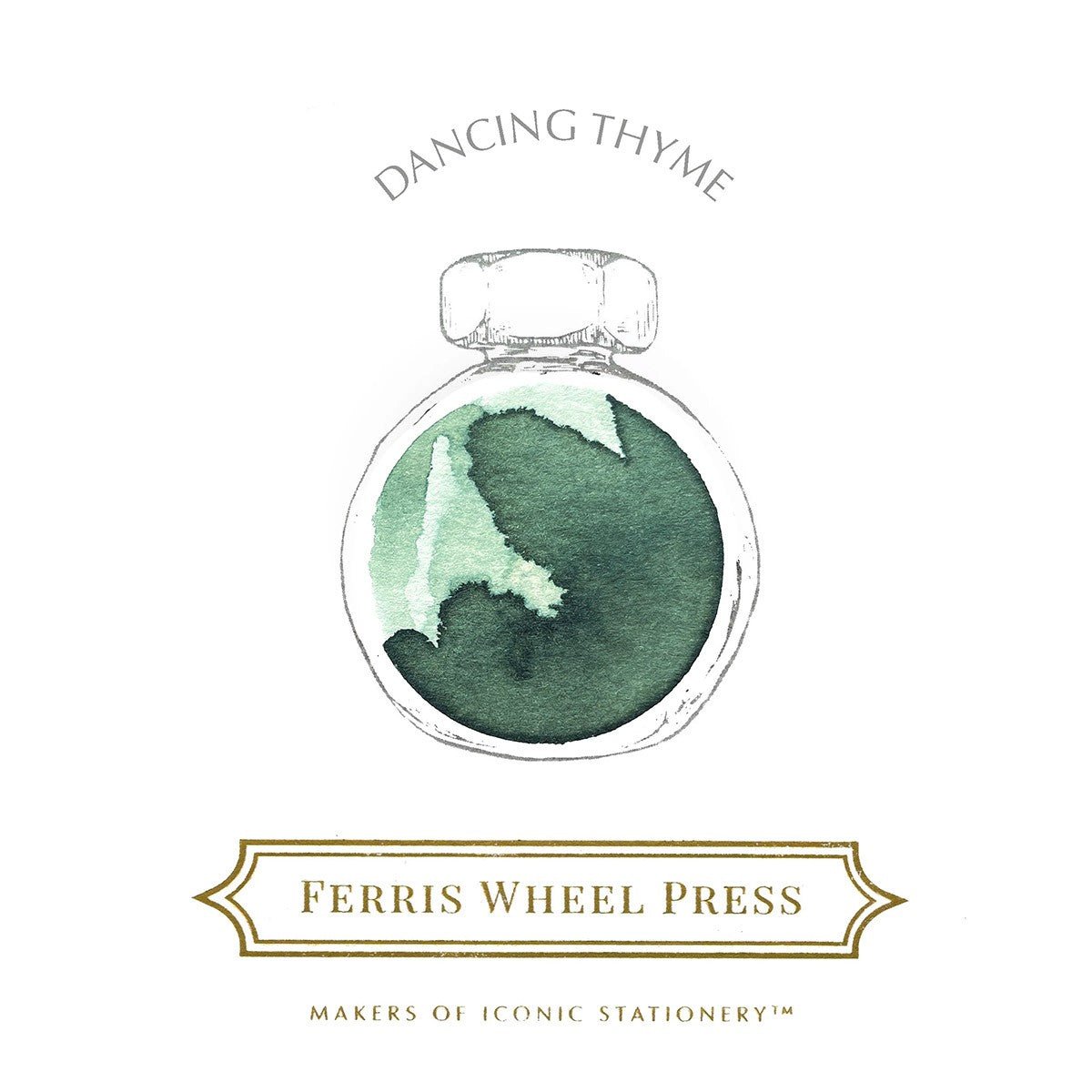 Ferris Wheel Press Inkt 38ml - Dancing Thyme - 24Papershop