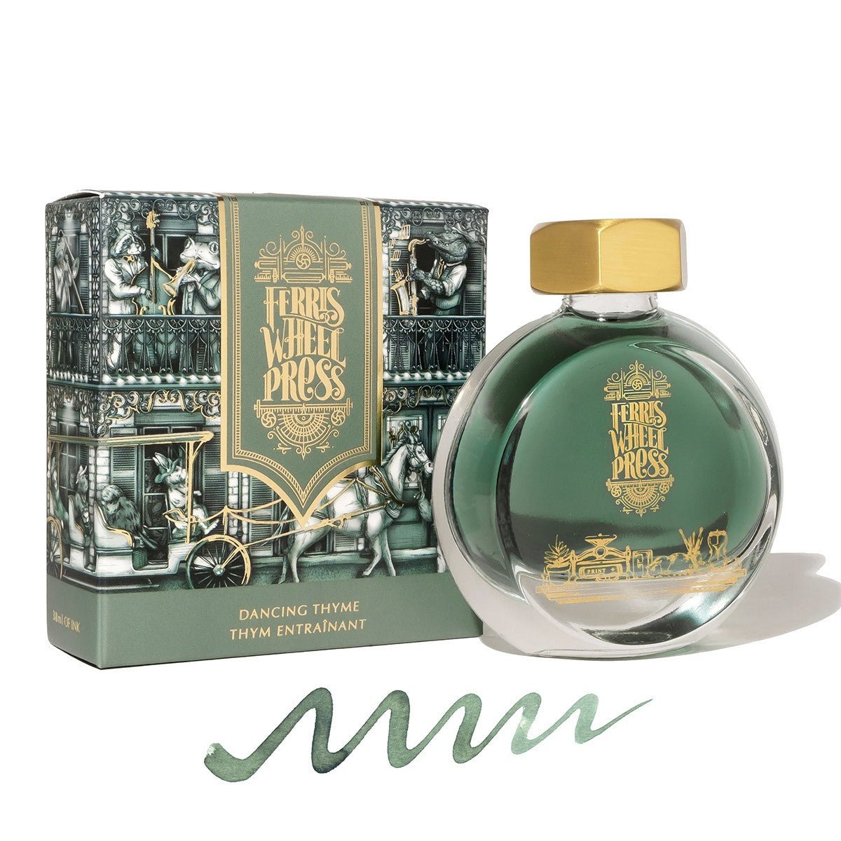 Ferris Wheel Press Inkt 38ml - Dancing Thyme - 24Papershop